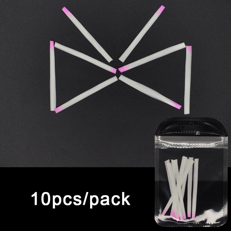 WUF Silk Fiberglass for Nail Extension Form Non-Woven Silks UV Gel Building Fiber French Acrylic DIY Manicure Accessory: 10PCS Pink