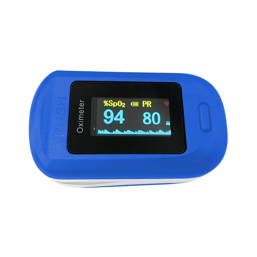 Vingertop Pulsoxymeter Digitale Pulsoximeter Led Saturatiemeter Blood Oxygen Hartslagmeter SpO2 Gezondheid Monitoren De Dedo: Oranje