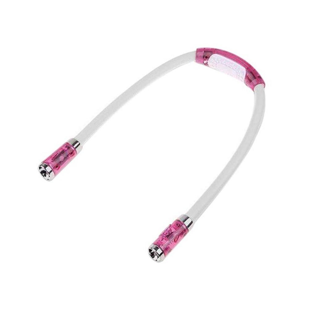 Handig Flexibele Handsfree Led Lamp Neck Knuffel Licht Boek Licht Leeslamp Led Night Flash Light Camping Licht Cd: D