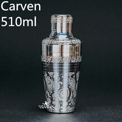 550Ml/850Ml Graveren Rvs Cocktail Boston Bar Shaker Bar Gereedschap: G