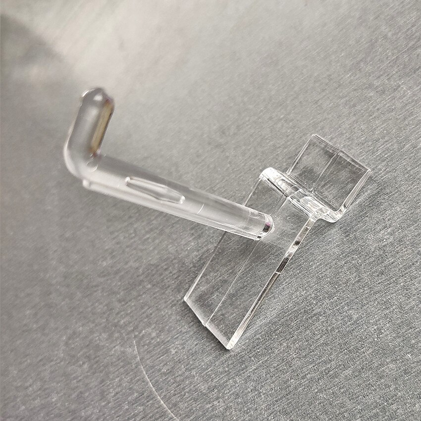 Plastic Merchandise Hanging Hanger Display Hooks for Trough Slot Plate Board Commodity in Store Rack Shelf 200pcs