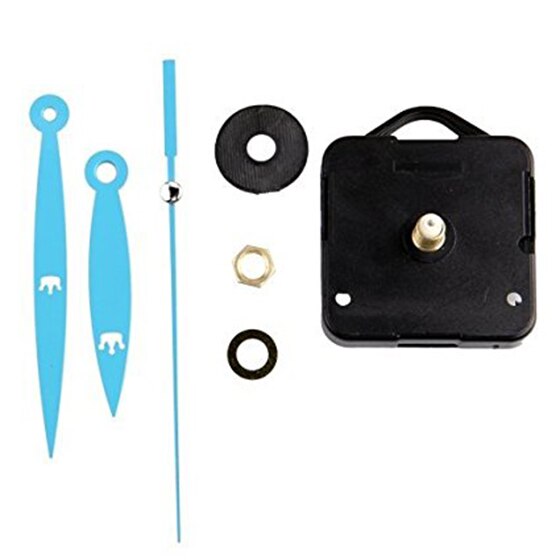 Quartz Klok Uurwerk Mechanisme - Reparatieonderdelen Kit - Blauw