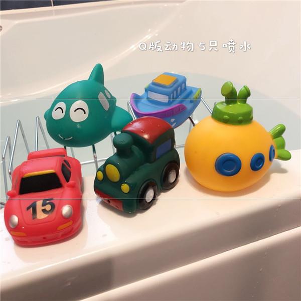 Small Animal Play with Water Squeezed Called Water Spray Toys Children Baby Animal Tangjiao Cartoon Vin