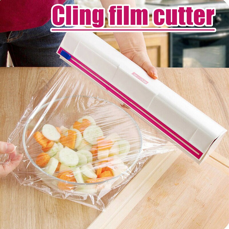 Film plastique distributeur support Cutter emballage alimentaire cuisine alimentaire film plastique s Hold B99
