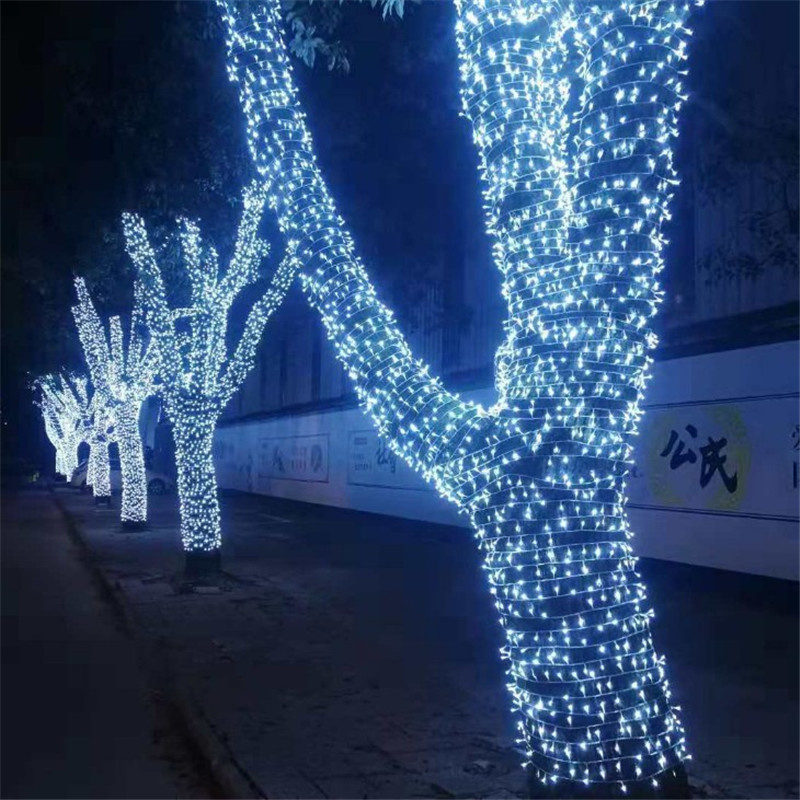 Op zonne-energie werkende slingerverlichting met 5/7/12/22m led's en 8 standen, ideaal voor buiten, tuin, kerst, bruiloft, feest en slingerdecoratie.