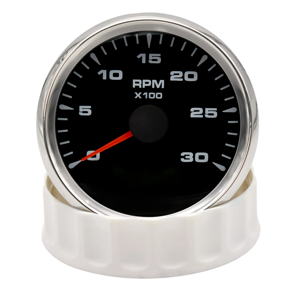 AD Universal 3000-8000RPM Tachometer Gauge Lcd Rev Counter With Trip Hour Meter Speed Ratio For Auto Truck Marine Boat Hourmeter: 902-00004 BS 3K