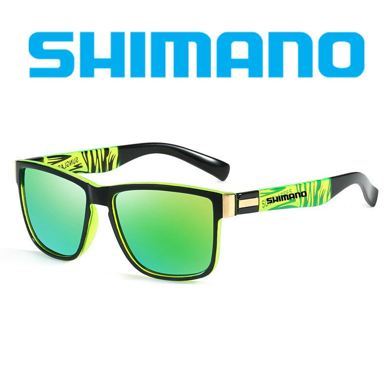 Shimano Polarisierte Radfahren Sonnenbrillen draussen Sport Angeln Radfahren Brille Mann Radfahren Gläser Gafas Ciclismo Angeln Brillen: T5