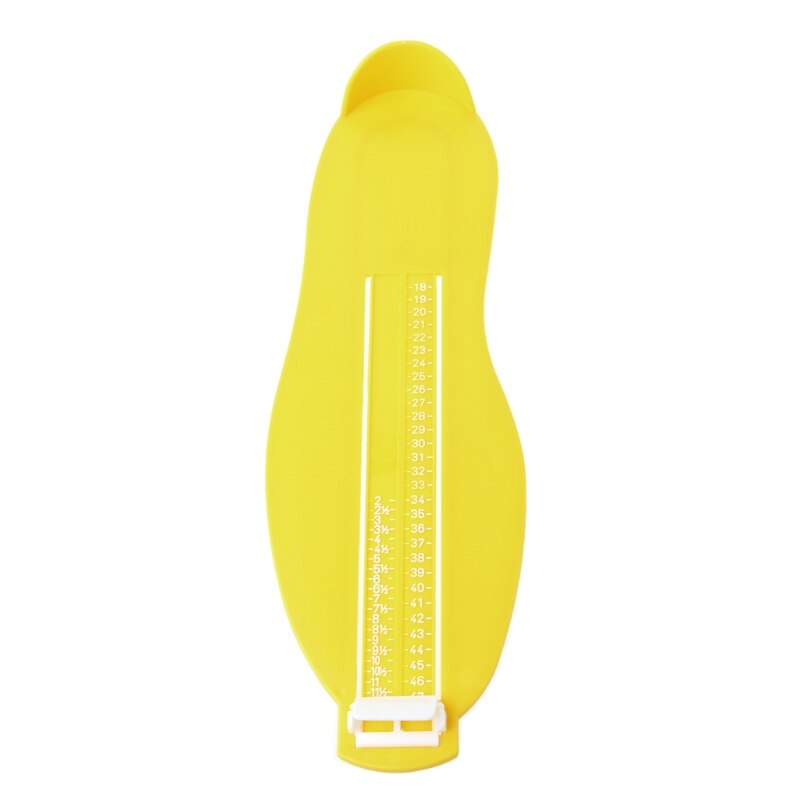Dispositivo de medición del pie para adultos, herramienta de medición del pie, 1 unidad: YELLOW