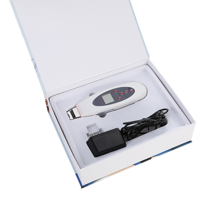 Ultrasonic Skin Scrubber Ultrasound Facial Skin Cleaner BIO Anion Ultrasonic Face Skin Peeling Massager Facial Scrubber