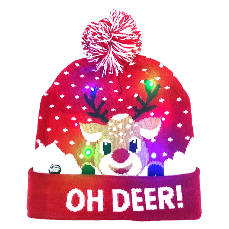 Kerstmis Vrouwen Gebreide Muts Winter Warming Beanie Hoeden Cap Met Bal Voor Meisjes Dames Outdoor X85