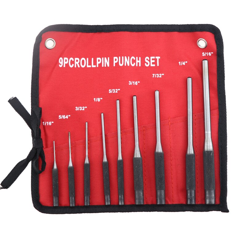 Equipo de punzonado , extractor cilíndrico de posicionamiento central, ajustador, 9 unids/set