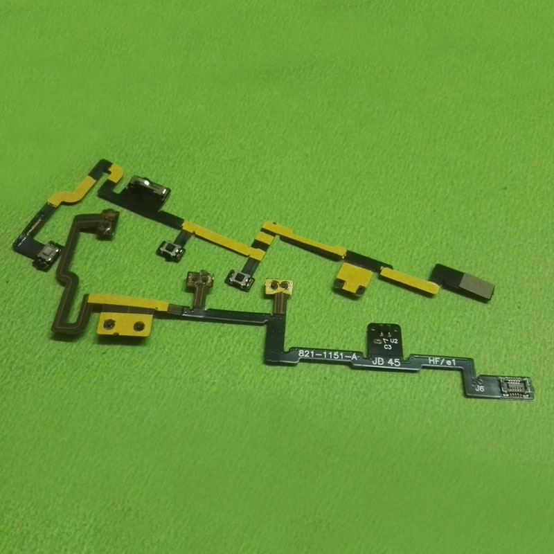 Power On Off Switch Flex Cable for iPad2 iPad 2 A1395 A1396 A1397 Volume Up Down Button Silent Mute Key Replacement