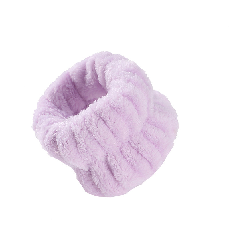 Women Adjustable SPA Facial Headband Bath Makeup Hair Band Headbands for Face Washing Soft Toweling Hair Make UP Accessories: Gold