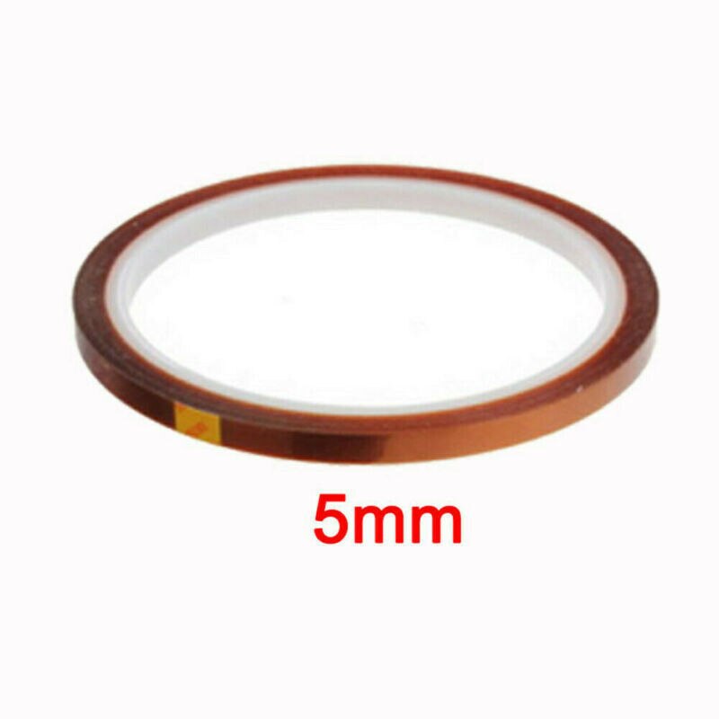 Multifunctionele Duurzame 25mm 100ft Kapton Tape BGA Hoge Temperatuur Hittebestendige Polyimide Goud