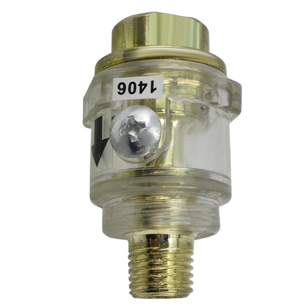 Automatic Mini In-line Oiler Lubricator Pneumatic Tool Air Compressor Pipe for intake Port of General Pneumatic Tools Hardware