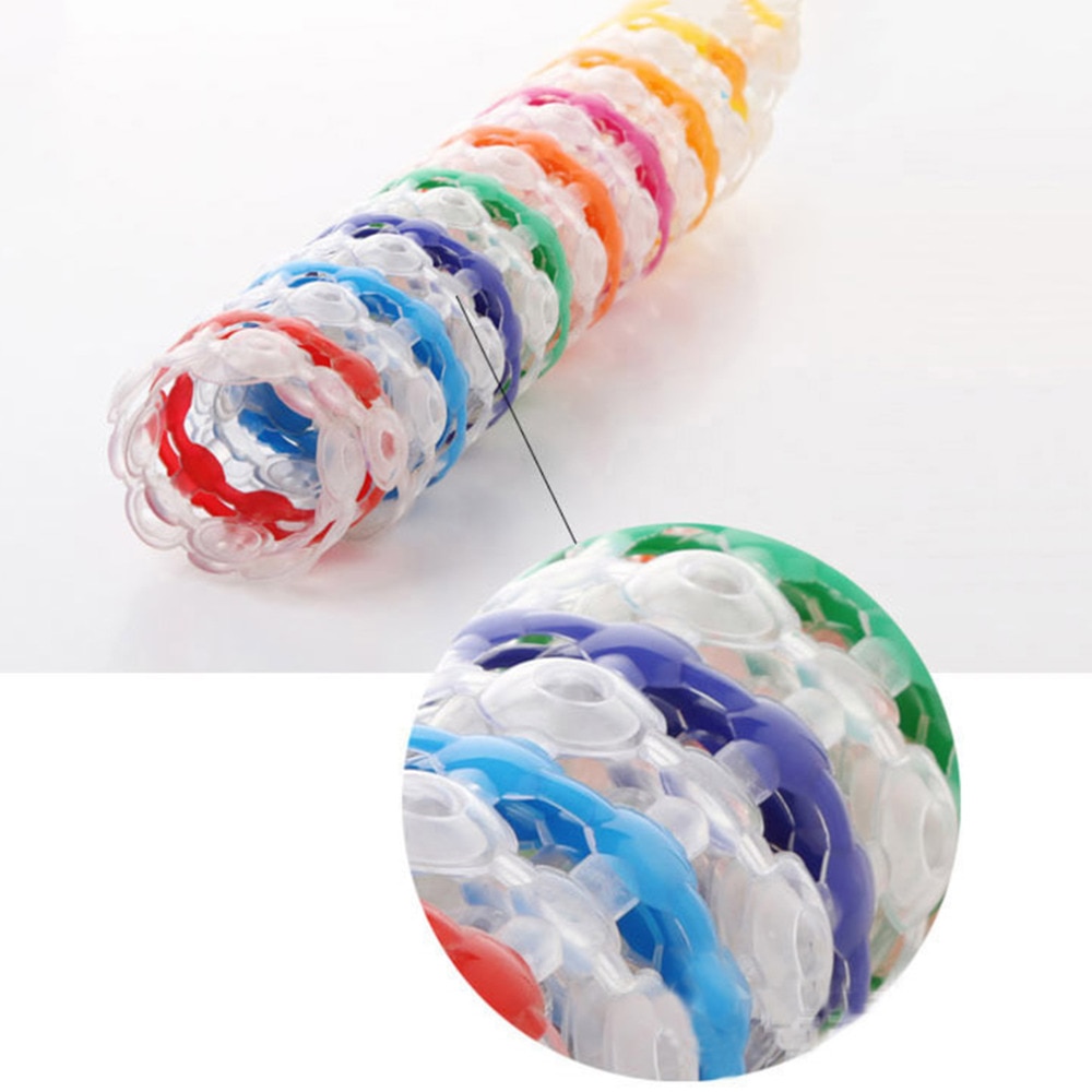 1 stk anti-bakteriel skridsikker bademåtte multifarvet brusebad fodmassage pvc badeværelse badekar måtte med sugekopper nedenunder