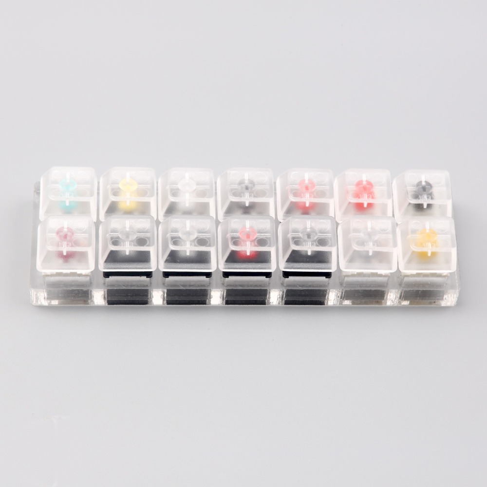 clicky linear tactile switch tester cherry zealio gateron box switch tester with transparent keycap
