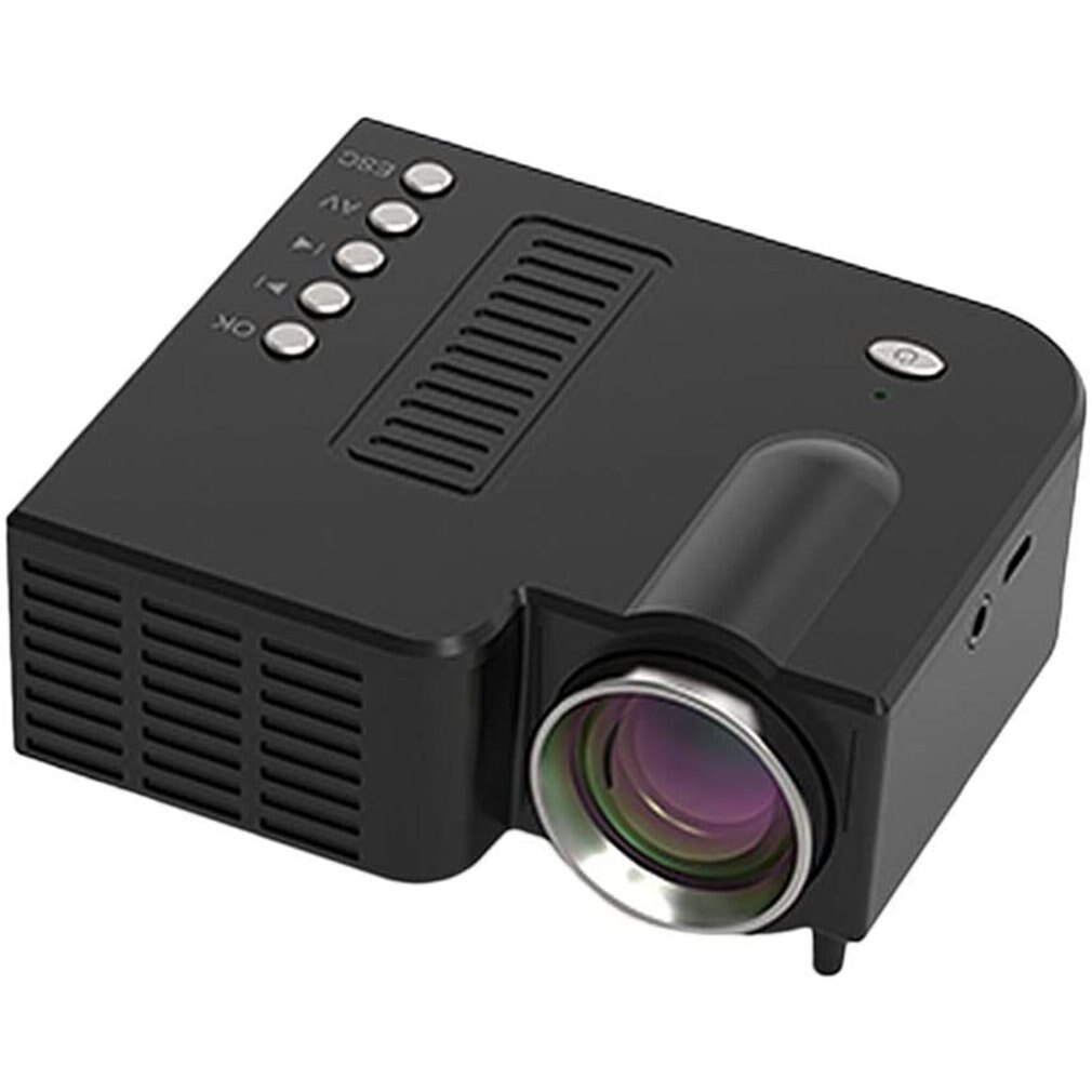 UC28 1080P Home Cinema Movie Video Projector Led Mini Projector Video Beamer Ondersteuning 4K Video U Disk Tf kaart Stb