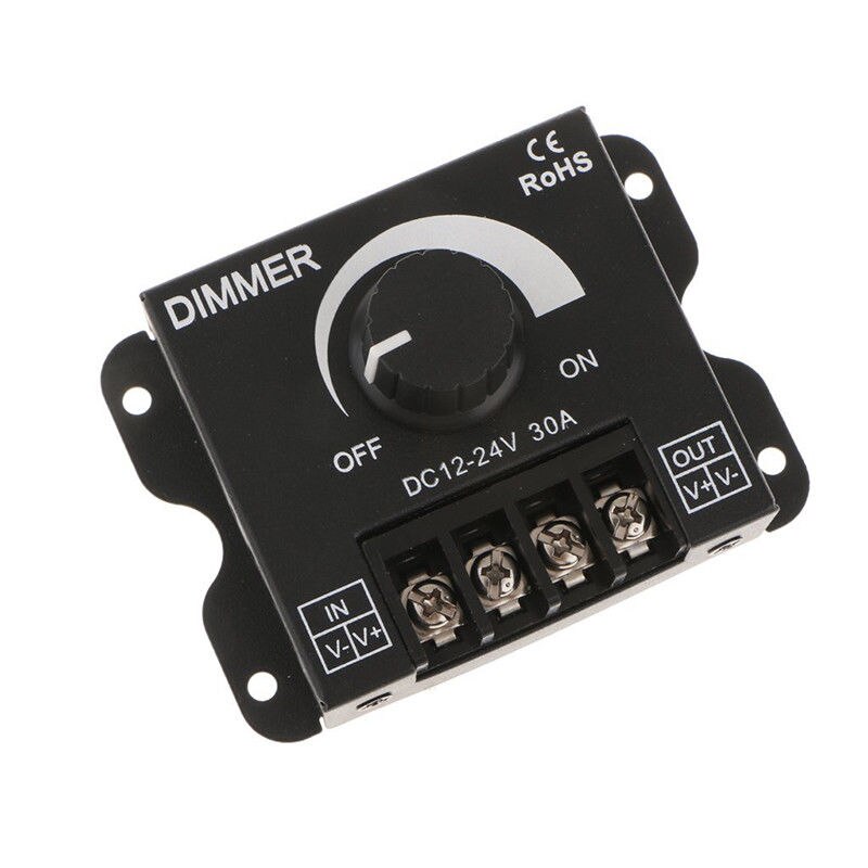 DC12V-24V LED Dimmer 8A 30A 96W 360W Adjustable Br... – Vicedeal