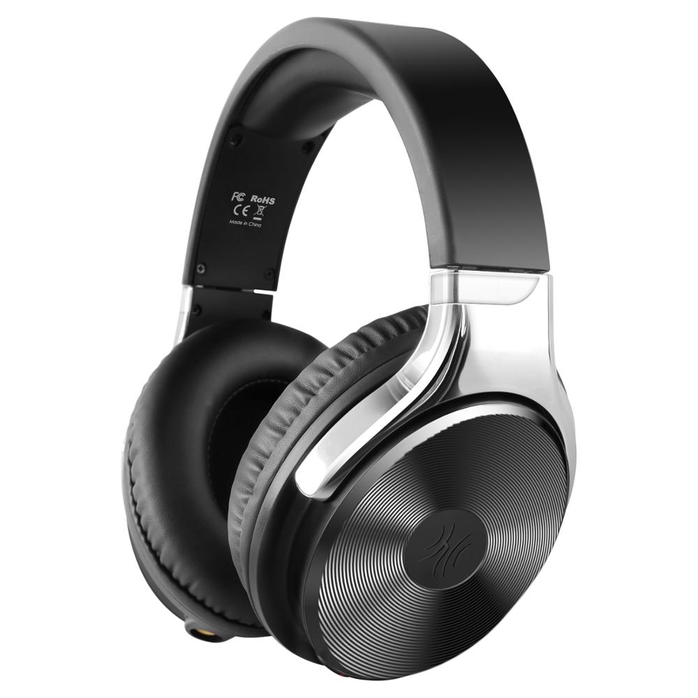Oneodio Monitoring Studio HIFI Headset Over Ear Wired Headphone Studio DJ Headphones For Mixing Recording: Silver