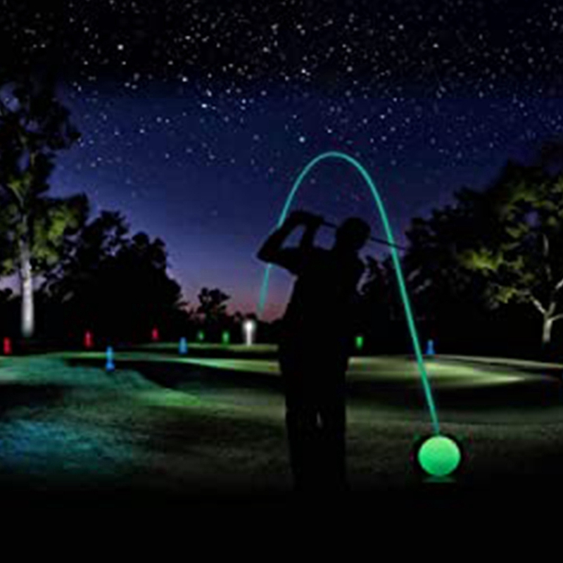Balles de Golf éclairé par LED, ELOS-10 pièces, balles spéciales à luminosité constante pour jouer la nuit