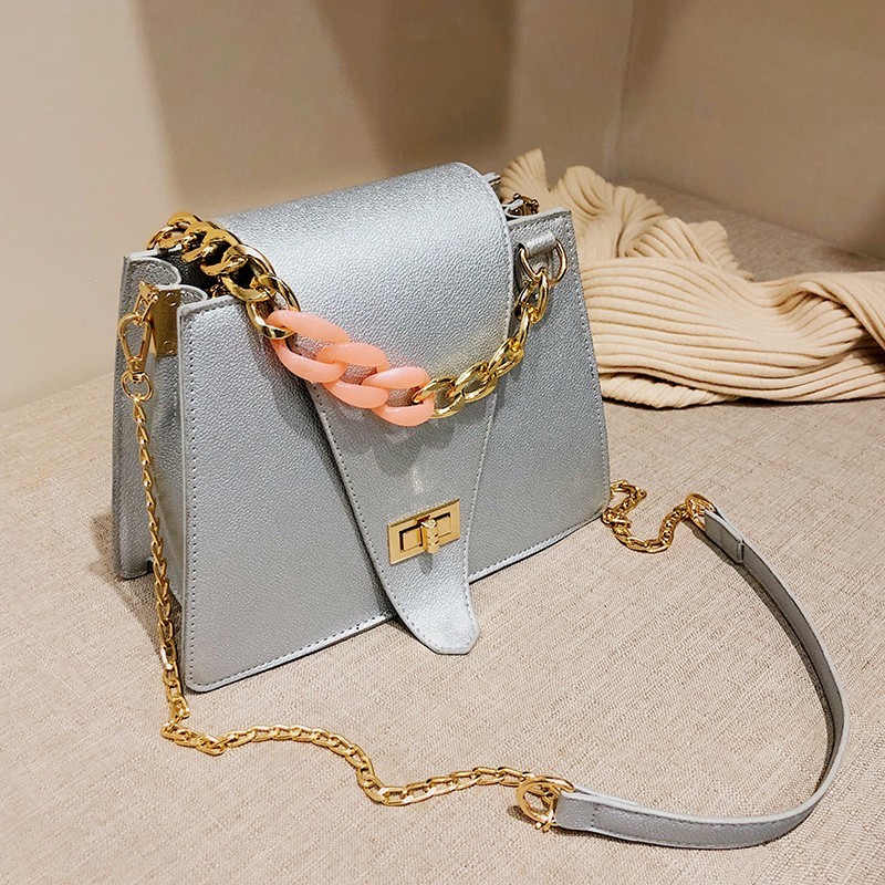 Sacs de créateurs célèbre femmes sacs sacs de coursier de sacs à main en cuir et sacs à main fourre-tout Sac: Argent