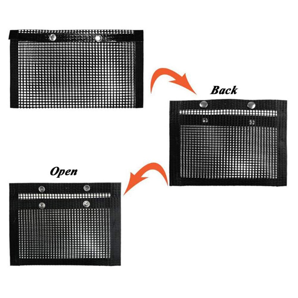 BBQ torréfaction sac de cuisson grille antiadhésive haute température résistance pique-nique outil BBQ rôti sac verre tissu PTFE revêtement