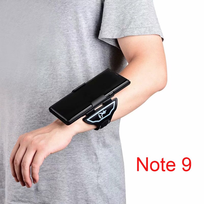 Sport Arm Band Wristband Case for Samsung Galaxy S10 5g S10+ Plus S10E Note 8 9 10+ Cover Gym Running Phone Holder Armband Case: Note 9 Wristband