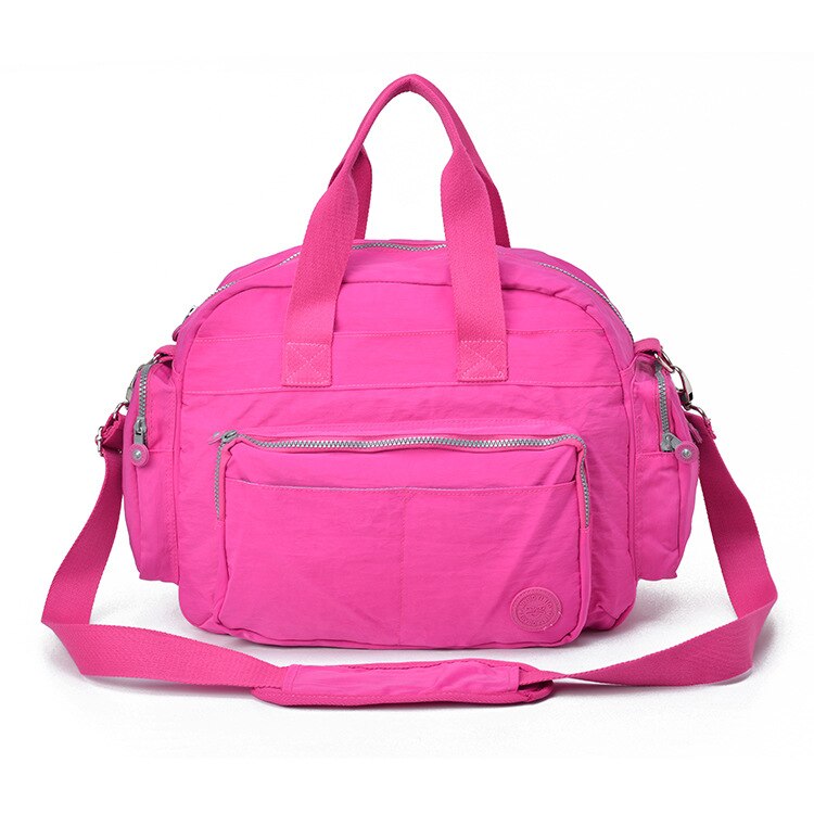 Qimiao Baby QM1486Mode Kinderwagen Tasche murmeln Mutterschaft Tasche Große Windel-tasche Organizer Windeln Mumie Windeltaschen: Rose