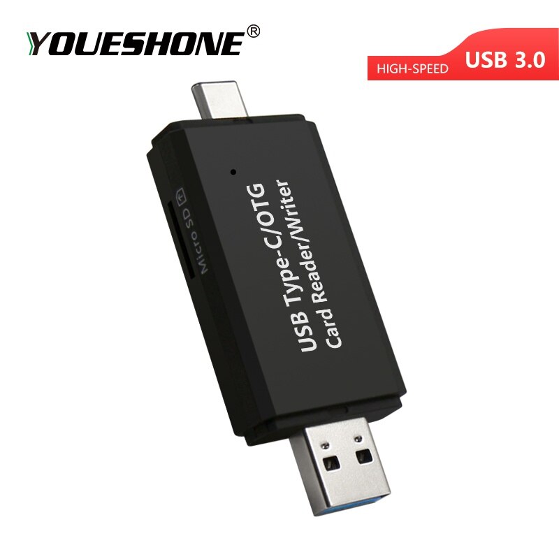 Typ-c-lesegerät und usb 3 in 1 otg-kartenleser, micro-sd-usb 3.0 -hochgeschwindigkeits-universal-otg-tf/sd-adapter für computer-erweiterungsheader