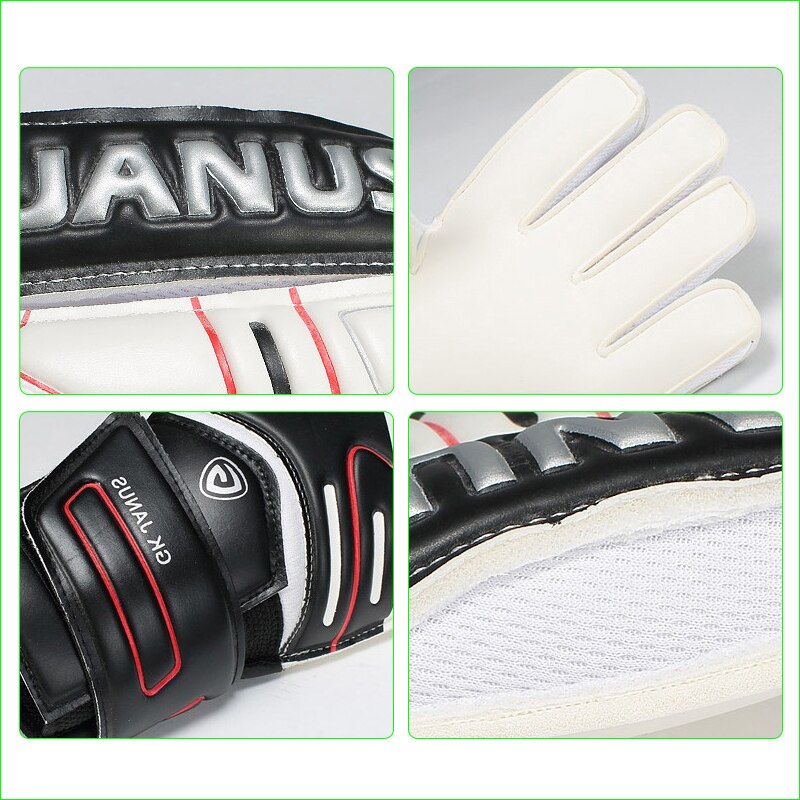 Professionelle Kinder Erwachsene Fußball Torwart Handschuhe Männer Junge Latex Goalie Fußball Goalie Handschuh Mit Finger Schutz Größe 5-10