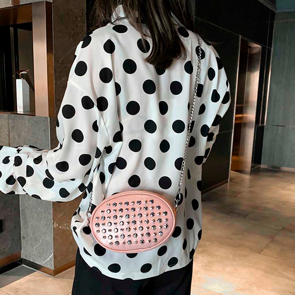Crossbody-tasche Für Frauen Messemger Taschen Pu Leder Schulter Tasche Berühmte Dame Niet Kleine Geldbörse Handtasche Torebka