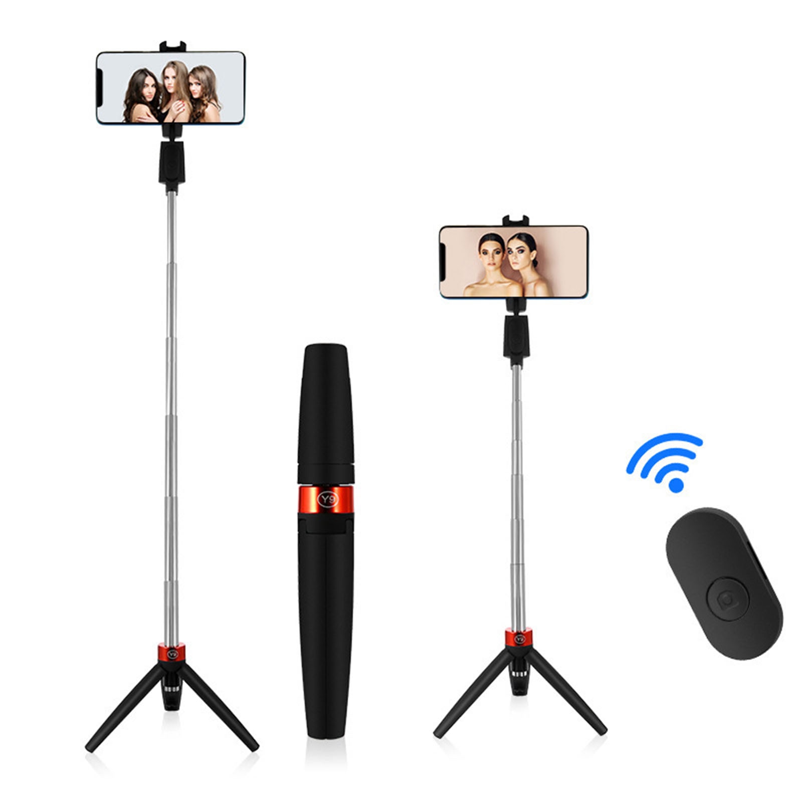Bluetooth Selfie Stok Statief Multifunctionele Selfie Stick Met Draadloze Bluetooth Remote