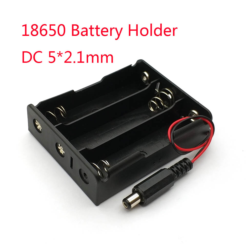 18650 Batterij Houder Plastic 18650 Batterij Opbergdoos Case Voor 3X18650 Met Stekker Serie Verbinding