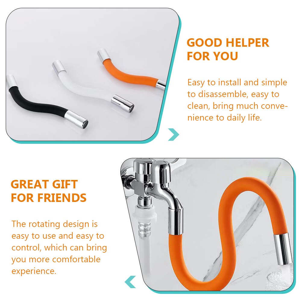 Home Tap Extender Tube Splash-proof Extender Hose Durable Extender Tube