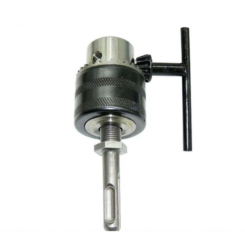 SDS Plus Drill Chuck 1.5-13mm & 13mm Adapter Convert Impact Driver Screwdriver Into Electric Drill 1/2" 20unf Square Shank