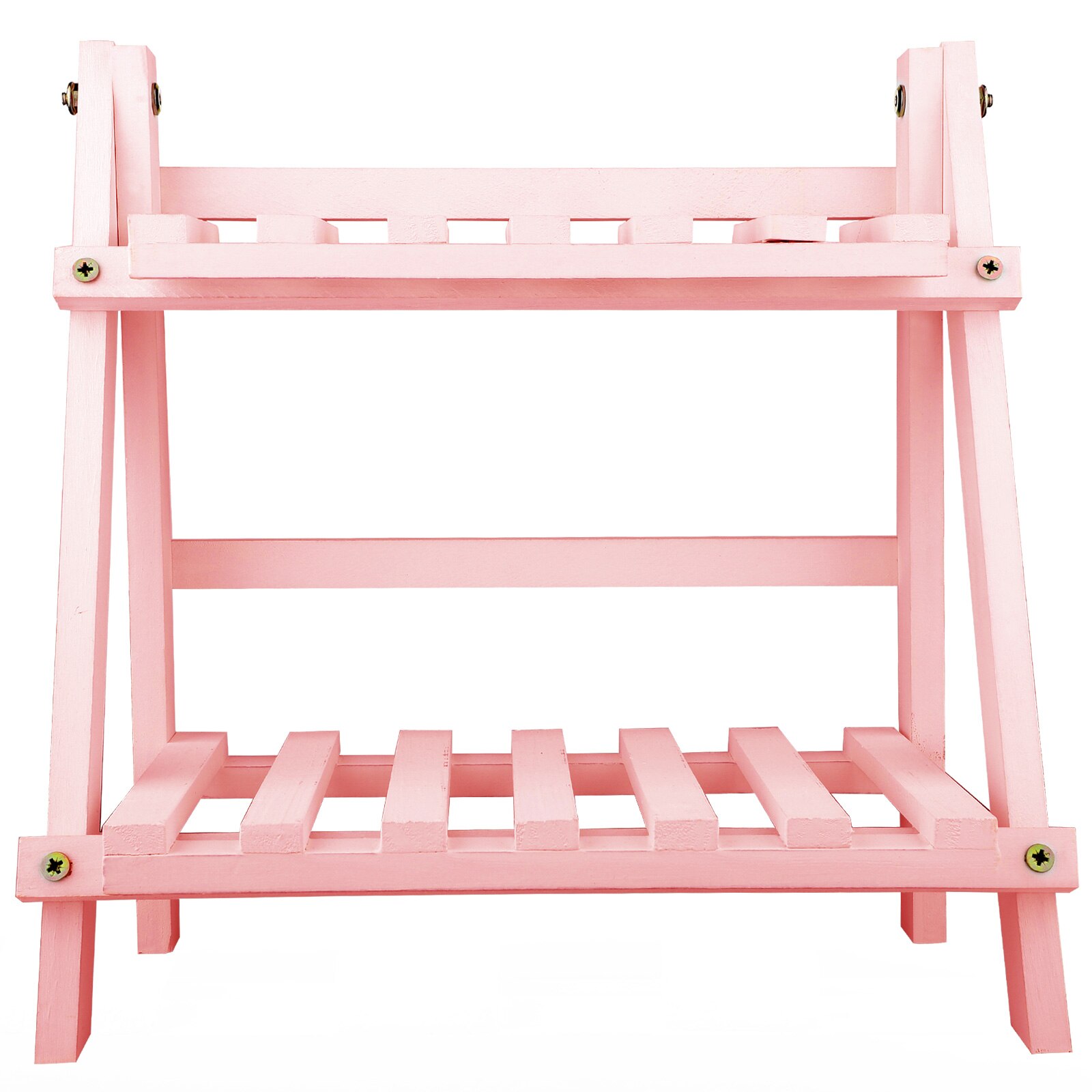 Flower Pot Rack Durable Wood Planter Pot Trays Strong Free Standing Bonsai Holder Home Garden Indoor Display Plant Stand Shelf: 12