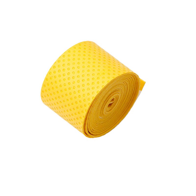 Absorver o Suor Respirável Anti-Slip Racket Bat Badminton Overgrip Tênis Rolo Banda: Amarelo