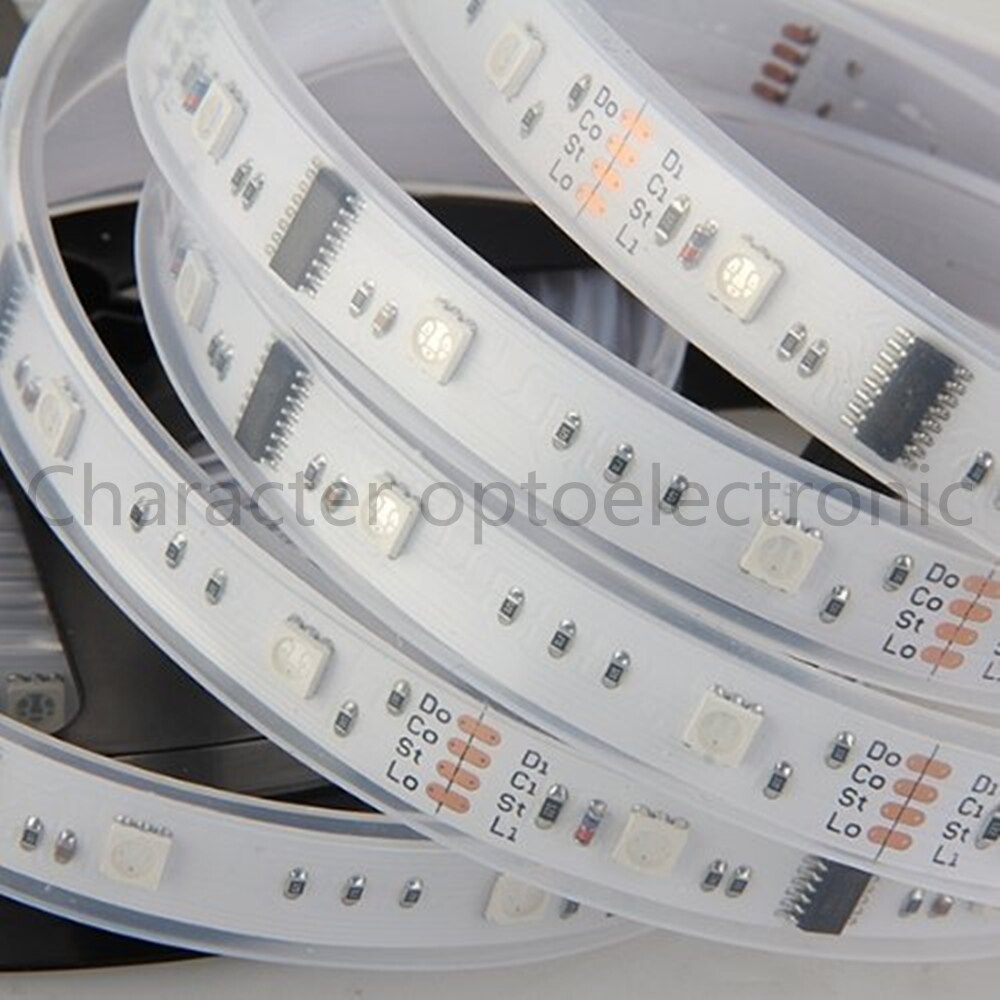 DC12V 6803 IC Digital RGB Led Strip 5050,30LED/m 5m 150LED Dream magic color 5050 RGB LED Strip Light IP30/IP67 Waterproof