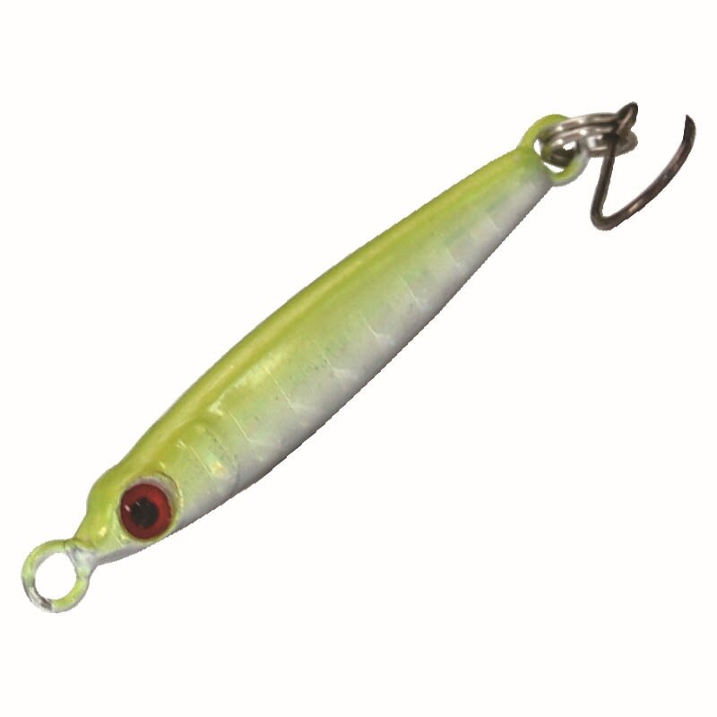 SV-5 Pcs/Lot Metal Jig Spoon Lure 3G/3.4Cm Artificial Bait Shore Fishing Jigging Super Hard Lead Fish Sea Bass Fishing L