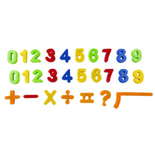 Multifarvede magnetiske tal alfabet køleskab magnet læring uddannelse børn legetøj køleskab magnet læring stave tælle legetøj: Arabiske tal