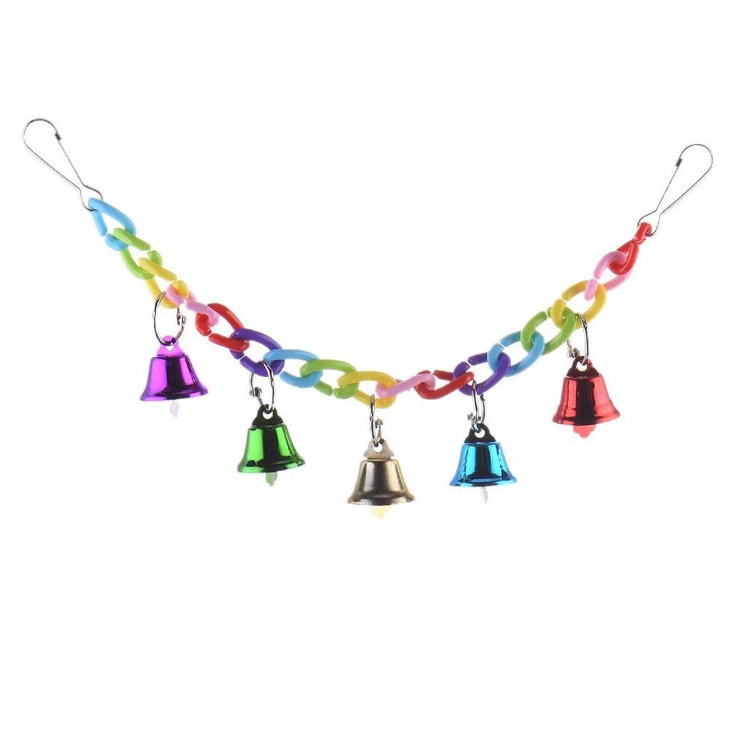 Pet Parrot Toy Hanging Cage Toys For Parrots Bird Squirrel Cockatiel Funny Swing Toy Pet Bird Supplies QW: Default Title