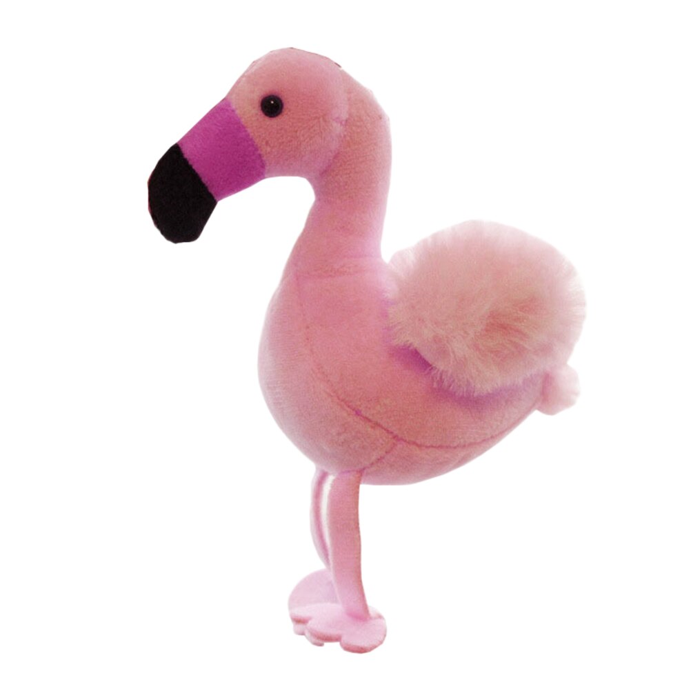 Søde flamingo pompom nøglering kvinder bil nøglering holder taske charme vedhæng til bedste ven tilbehør: Default Title