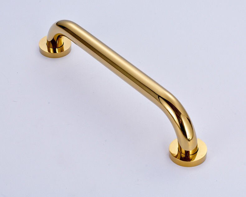 High-grade 14 Inch Bathroom Safety Bathtub handrail Grab Bar - Golden Brass Wall Mount 11-233