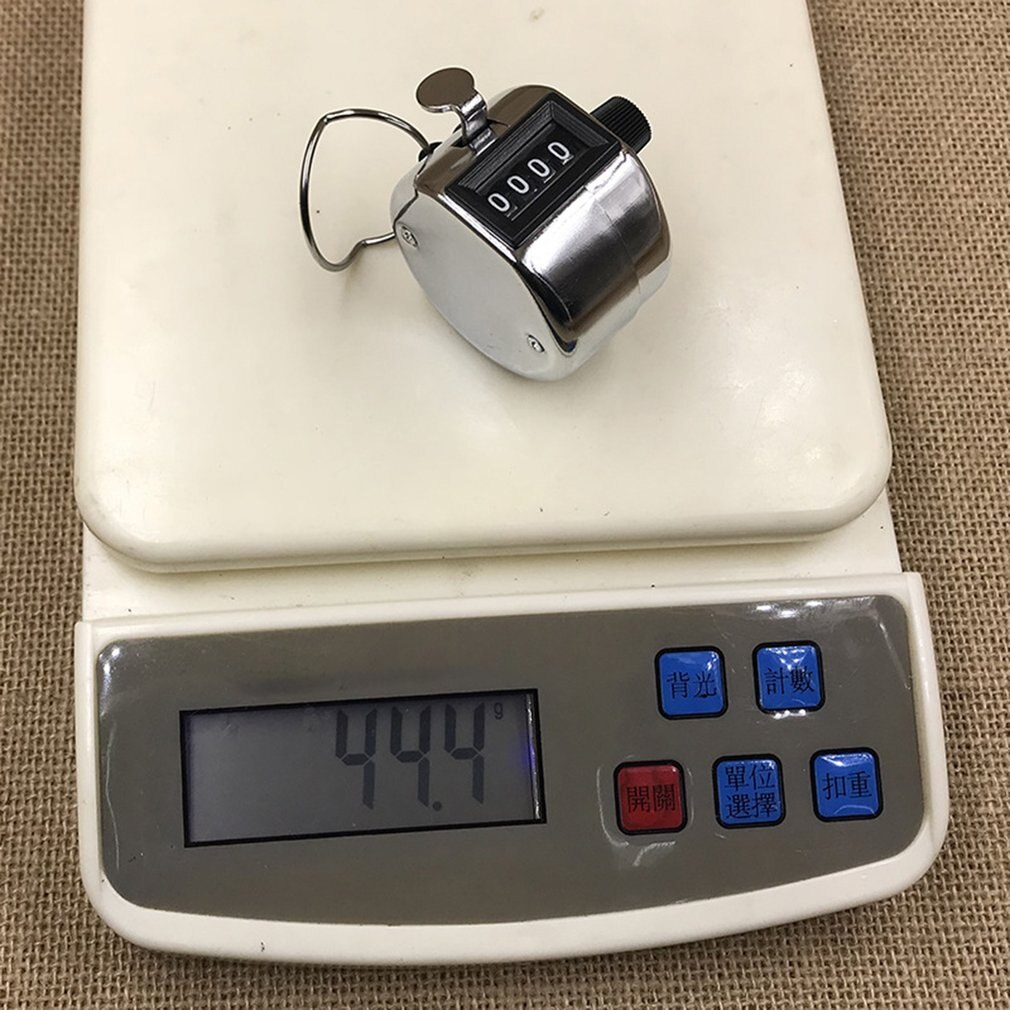 Counter Metal Manual Four-digit Counter Mechanical 0-9999 Engine Room Passenger Flow Station Terminal Counter