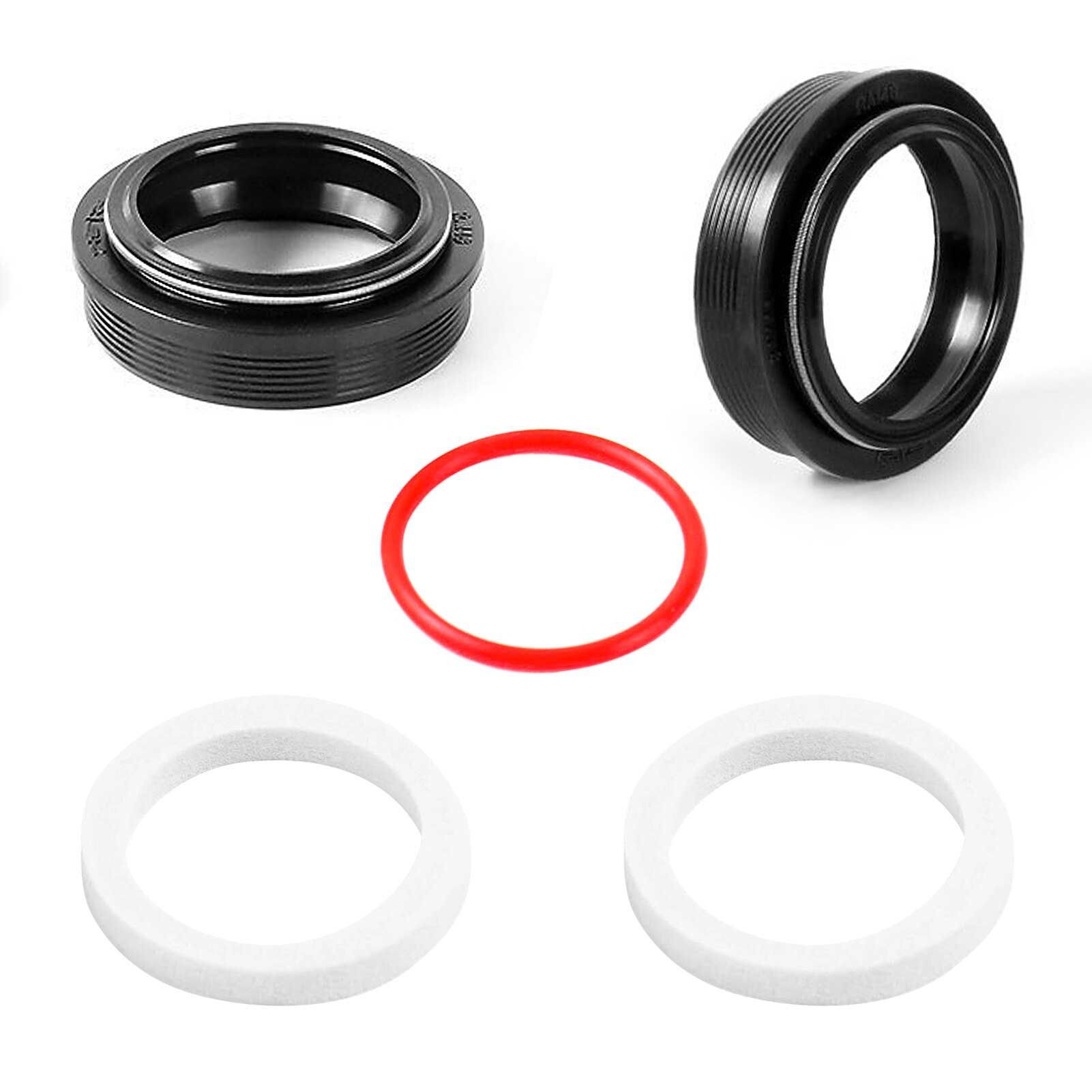 32mm Dust Wiper Kit with Installation Tool Bicycle Fork Dust Seal Foam Ring Kit 4 Set 1 Dust Sealing Tools: 34mm Type A