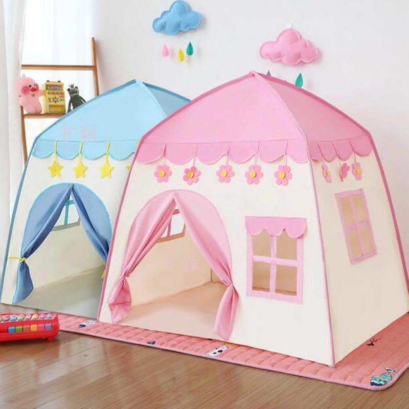 Mother Garden Mini Simulation Room Children's Tent Baby Play House Little Castle Princess's Birthday Indoor Toy for Girl