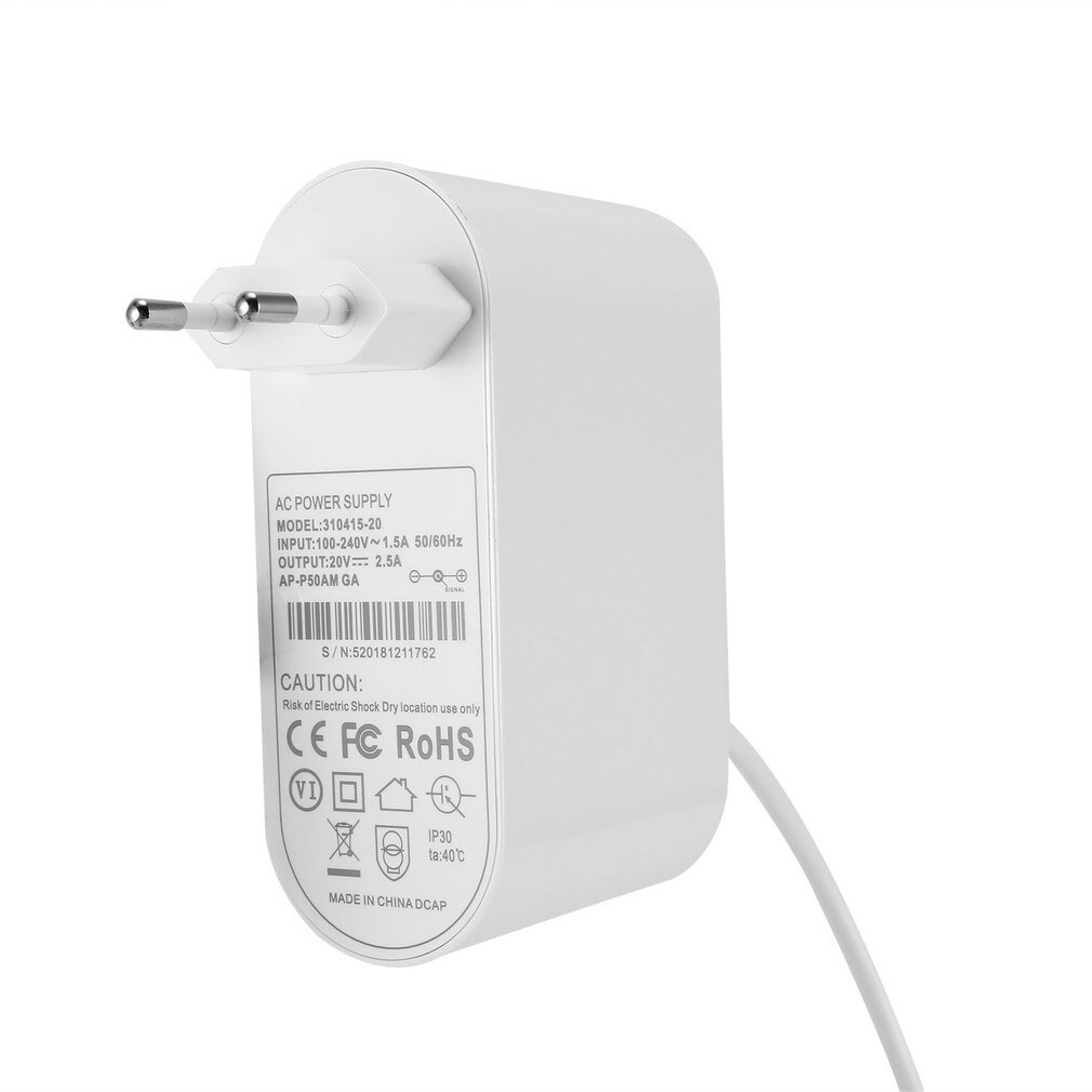 Ersatz Ladegerät für Dyson Luftreiniger BP01 TP04 TP05 TP06 DP04 AC/DC Netzteil 20V 2,5 A 281831-05,310415-20 weiß