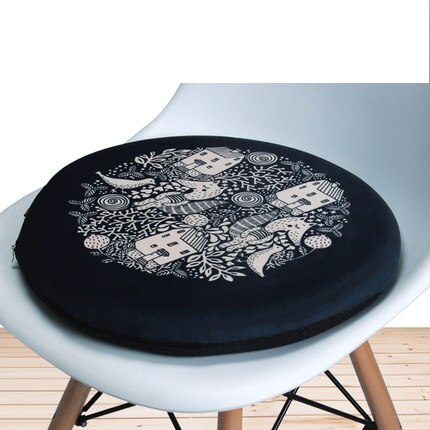 Geheugen katoen ronde pad rotan stoel ronde kruk ronde antislip kussen verdikking persoonlijkheid balkon mat venster pad: M