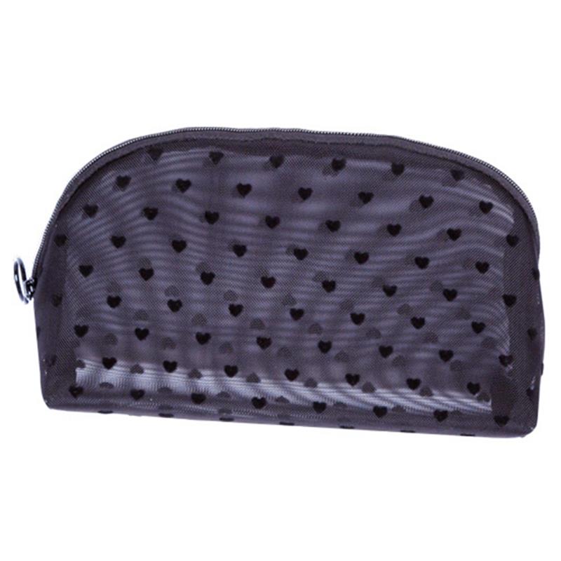 Coofit-Bolsa de maquillaje de malla transparente, organizador de cosméticos de gran capacidad, para exteriores, 1 unidad: 15